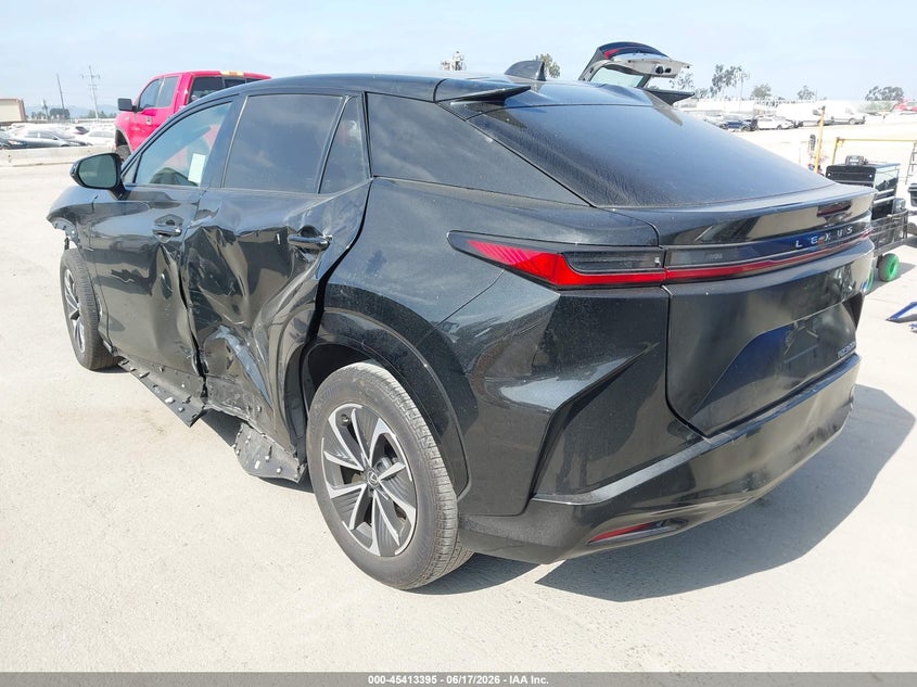 2024 Lexus Rz VIN JTJABABB0RA007649 IAAI salvage auction — SIDE, Salvage Title, sold $10,400 on 2026-07-29 (photo 3)