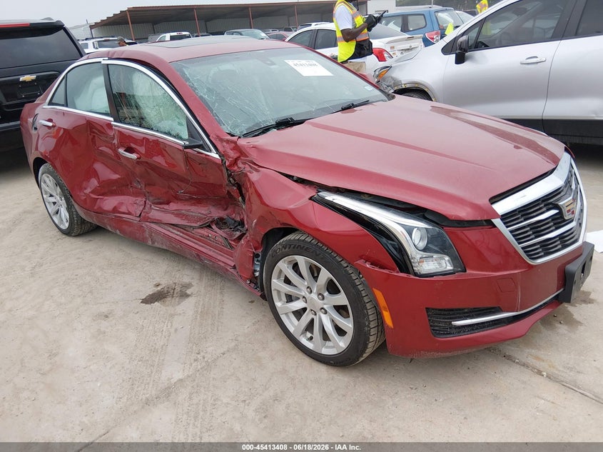 2017 Cadillac Ats VIN 1G6AA5RX5H0147461 IAAI salvage auction — RIGHT SIDE, Salvage (Texas), sold $2,600 on 2026-07-28 (photo 1)