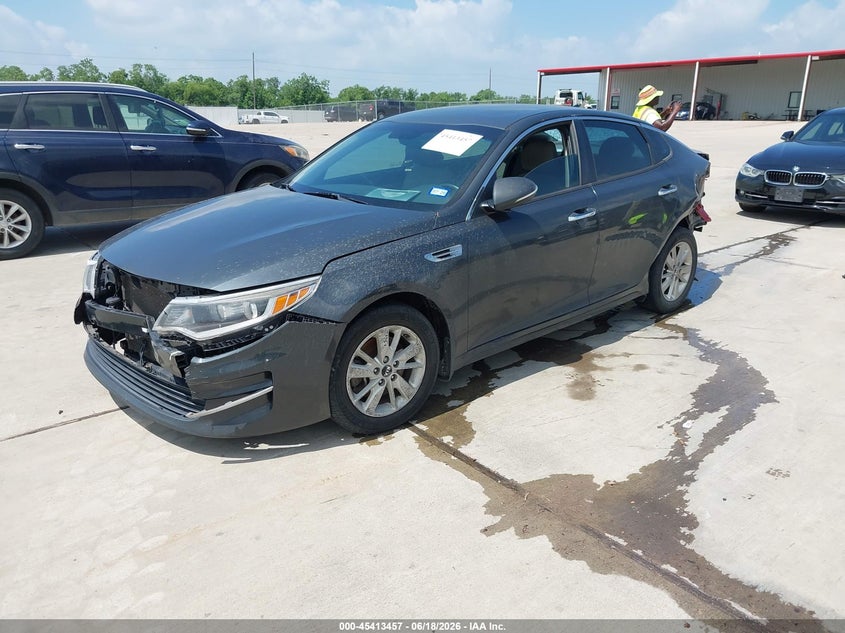 2016 Kia Optima VIN KNAGT4L36G5092261 IAAI salvage auction — NORMAL WEAR, Original (Texas), sold $975 on 2026-07-24 (photo 2)