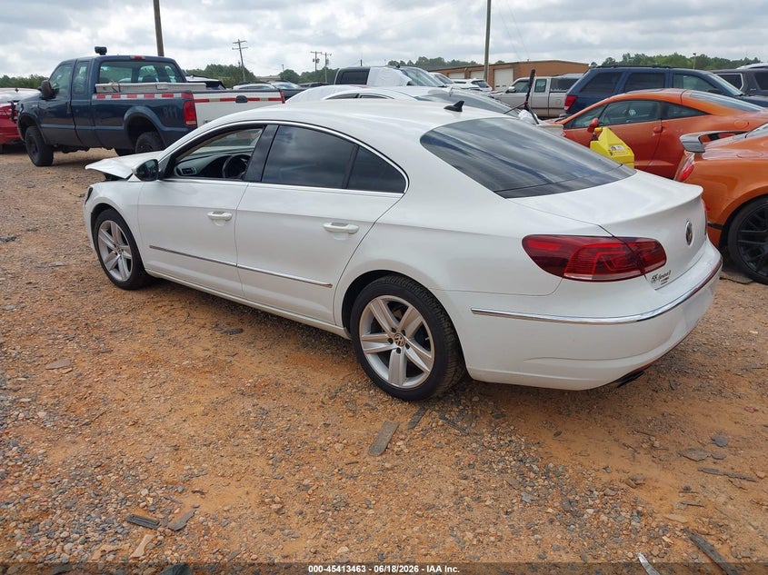 2016 Volkswagen Passat cc VIN WVWBP7AN6GE504170 IAAI salvage auction — FRONT END, Salvage (North Carolina), sold $700 on 2026-07-20 (photo 3)