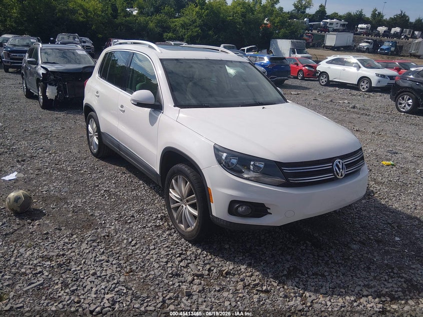2013 Volkswagen Tiguan VIN WVGAV3AX7DW577738 IAAI salvage auction — NORMAL WEAR, Clear (Tennessee), sold $1,350 on 2026-07-16 (photo 1)
