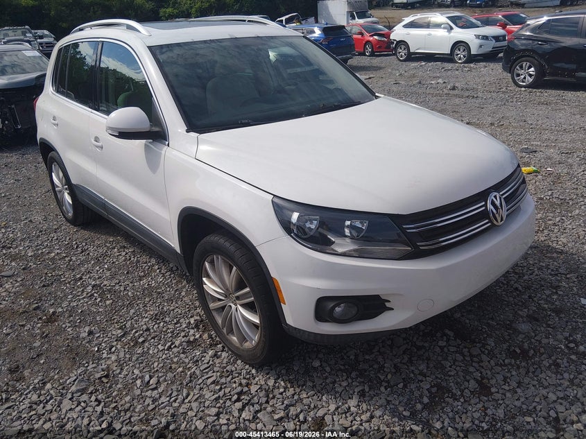 2013 Volkswagen Tiguan VIN WVGAV3AX7DW577738 IAAI salvage auction — NORMAL WEAR, Clear (Tennessee), sold $1,350 on 2026-07-16 (photo 6)