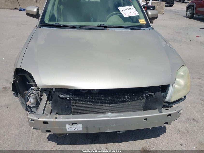 2006 Mercury Montego VIN 1MEFM40176G615433 IAAI salvage auction — HAIL, Salvage (Texas), sold $300 on 2026-07-10 (photo 6)