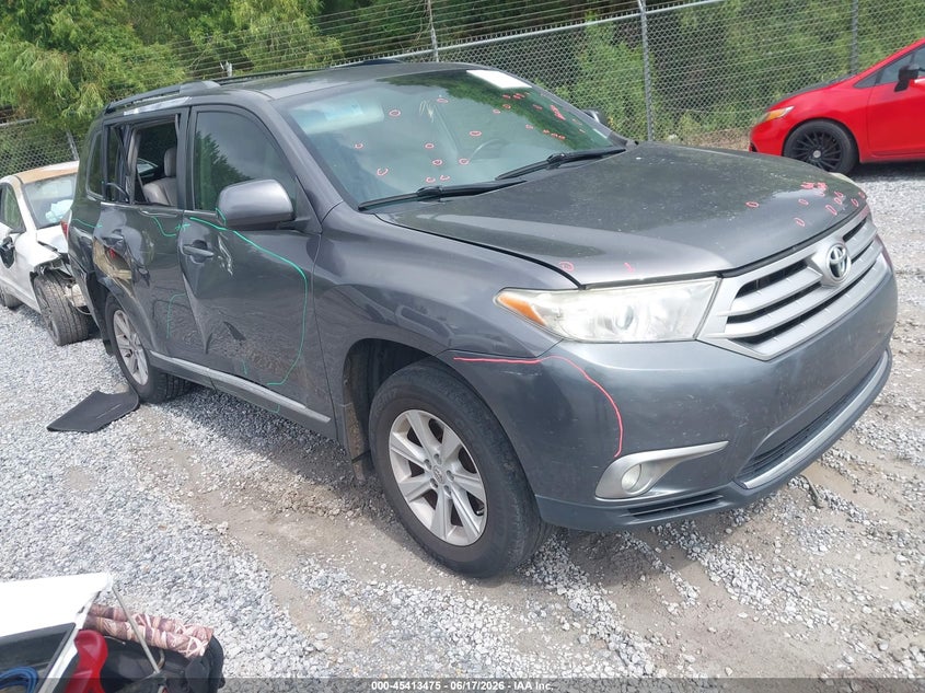 2013 Toyota Highlander VIN 5TDZK3EH2DS115753 IAAI salvage auction — ALL OVER, Salvage Title, sold $3,850 on 2026-07-16 (photo 1)