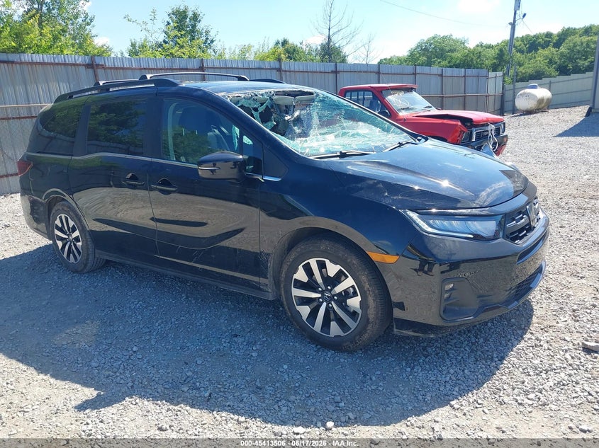 2026 Honda Odyssey VIN 5FNRL6H60TB023133 IAAI salvage auction — LEFT FRONT, Salvage Title, sold $13,600 on 2026-07-29 (photo 1)