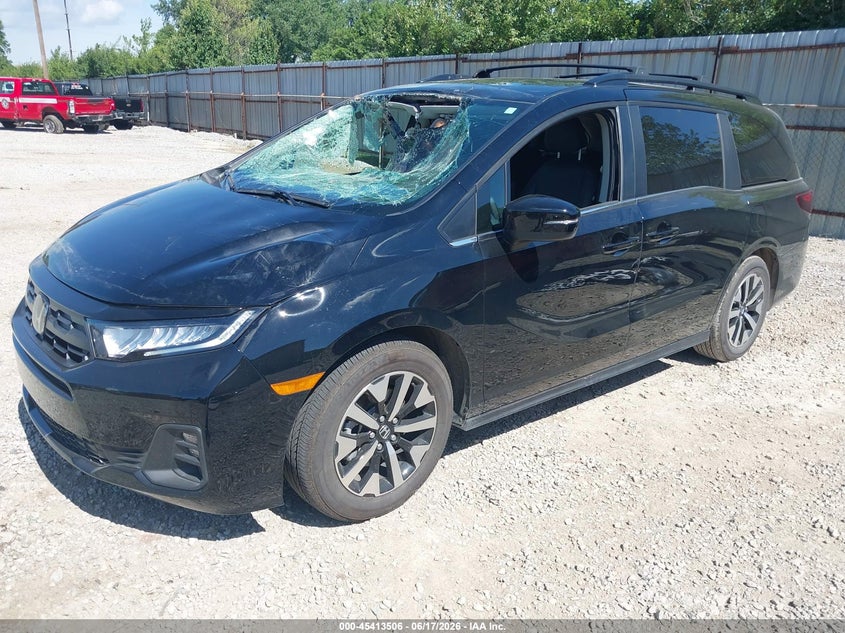 2026 Honda Odyssey VIN 5FNRL6H60TB023133 IAAI salvage auction — LEFT FRONT, Salvage Title, sold $13,600 on 2026-07-29 (photo 2)