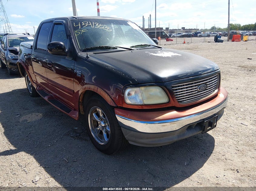 2003 Ford F-150 VIN 1FTRW07L13KD81940 IAAI salvage auction — REAR END, Clear (Indiana), sold $450 on 2026-07-18 (photo 1)