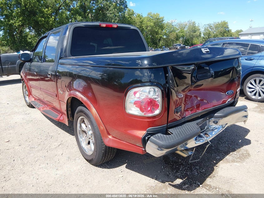 2003 Ford F-150 VIN 1FTRW07L13KD81940 IAAI salvage auction — REAR END, Clear (Indiana), sold $450 on 2026-07-18 (photo 3)