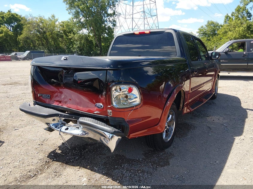 2003 Ford F-150 VIN 1FTRW07L13KD81940 IAAI salvage auction — REAR END, Clear (Indiana), sold $450 on 2026-07-18 (photo 4)