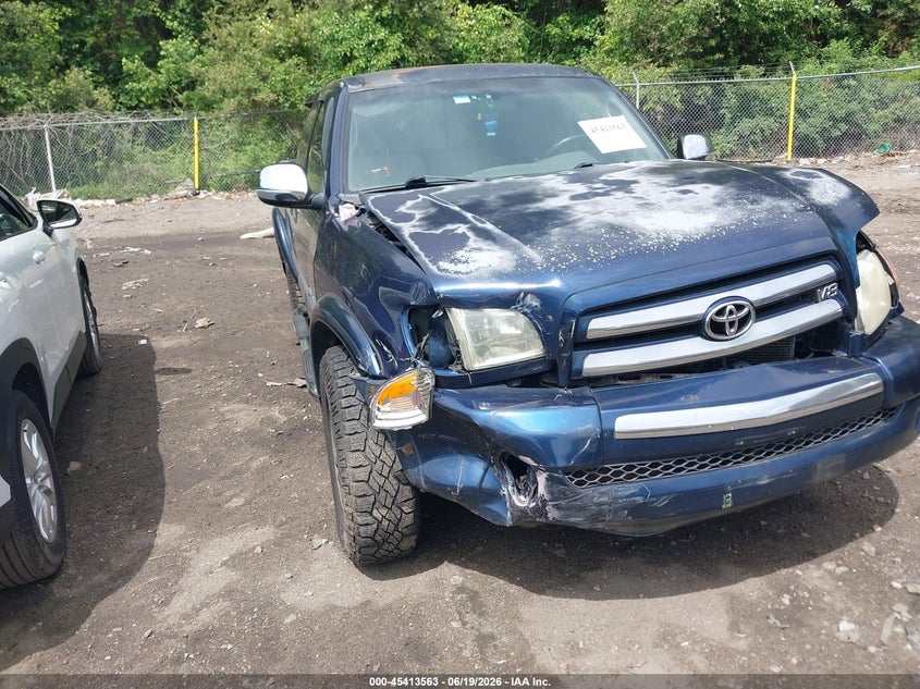 2003 Toyota Tundra VIN 5TBBT44163S377940 IAAI salvage auction — LEFT FRONT, Clear (Massachusetts), sold $850 on 2026-07-28 (photo 1)