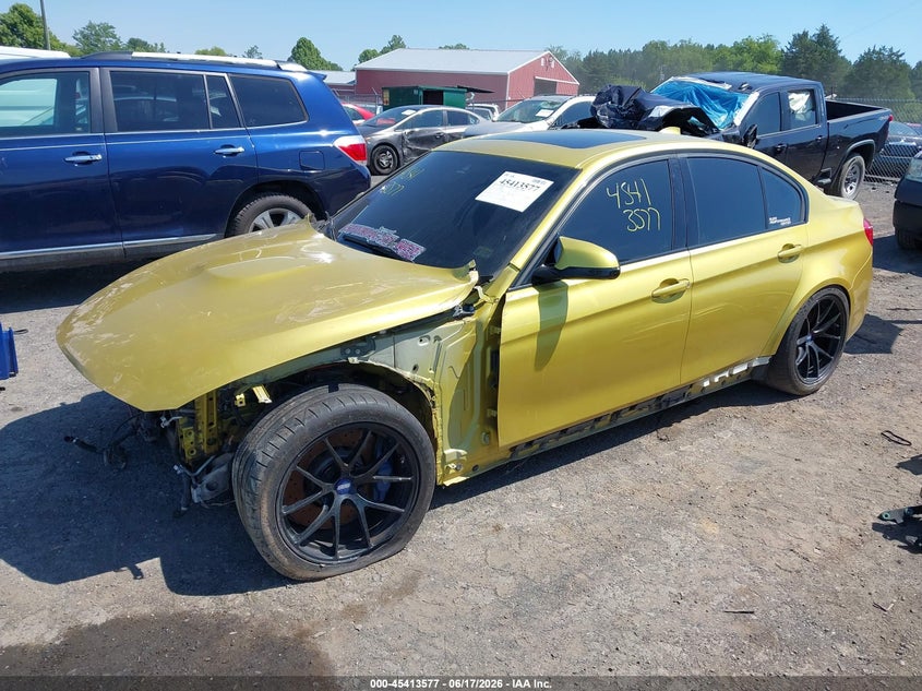 2015 BMW M3 VIN WBS3C9C56FP804554 IAAI salvage auction — FRONT END, Salvage (Virginia), sold $6,350 on 2026-07-28 (photo 2)