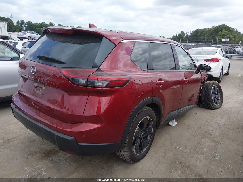 2025 Nissan Rogue VIN JN8BT3BA3SW344188 IAAI salvage auction — FRONT END, Rebuildable (Florida), sold $4,550 on 2026-07-06 (photo 4)