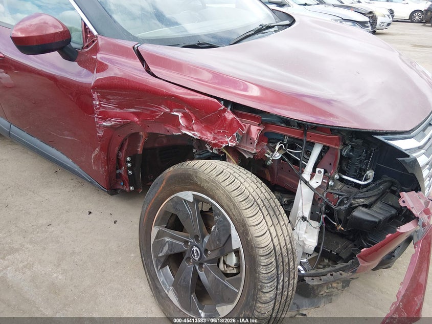 2025 Nissan Rogue VIN JN8BT3BA3SW344188 IAAI salvage auction — FRONT END, Rebuildable (Florida), sold $4,550 on 2026-07-06 (photo 6)
