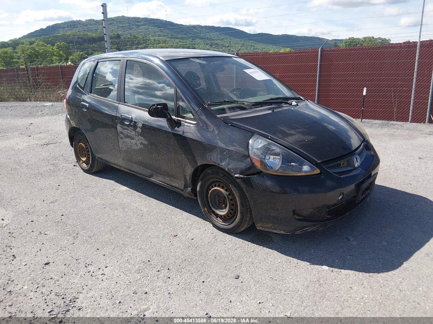 2007 Honda Fit VIN JHMGD38457S066049 IAAI salvage auction — NORMAL WEAR, Clear (Pennsylvania), sold $225 on 2026-07-15 (photo 1)