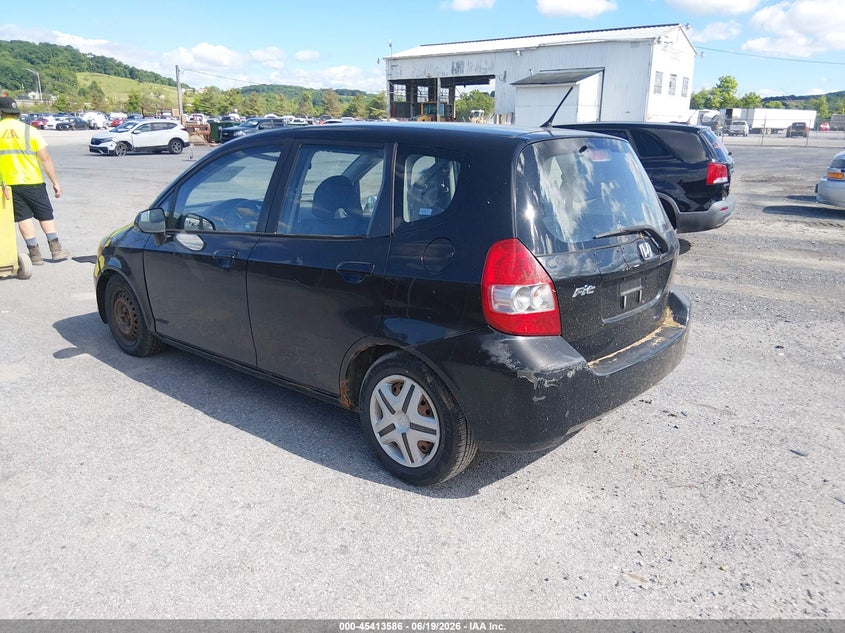 2007 Honda Fit VIN JHMGD38457S066049 IAAI salvage auction — NORMAL WEAR, Clear (Pennsylvania), sold $225 on 2026-07-15 (photo 3)