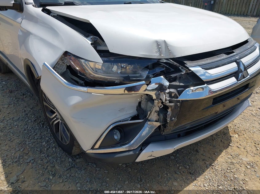 2016 Mitsubishi Outlander VIN JA4AZ3A36GZ008110 IAAI salvage auction — RIGHT FRONT, Clear (Virginia), sold $2,950 on 2026-07-06 (photo 6)