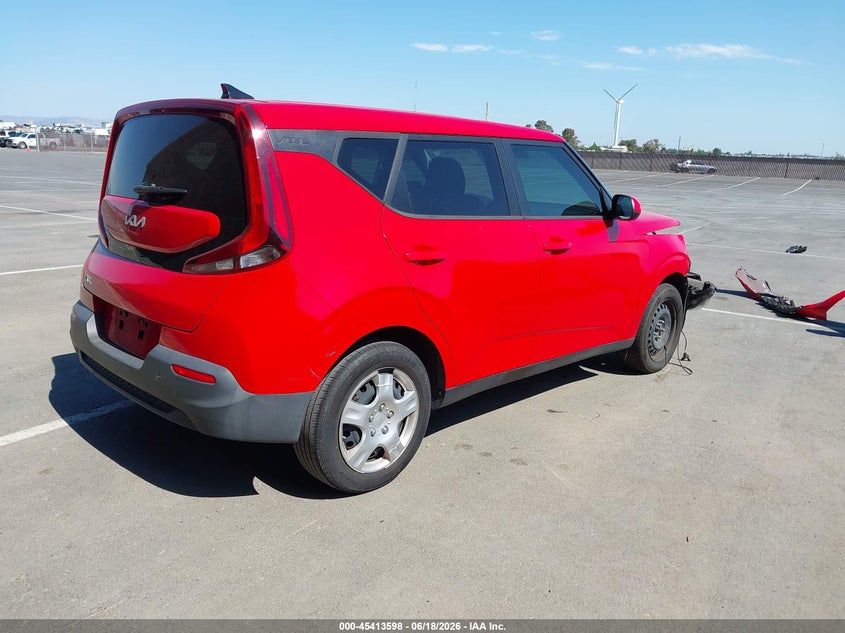 2022 Kia Soul VIN KNDJ23AU0N7157589 IAAI salvage auction — FRONT END, Clear (Arizona), sold $1,950 on 2026-07-07 (photo 4)