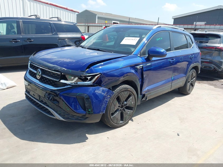 2023 Volkswagen Taos VIN 3VV2X7B29PM333706 IAAI salvage auction — LEFT FRONT, Original (Texas), sold $8,350 on 2026-09-08 (photo 2)
