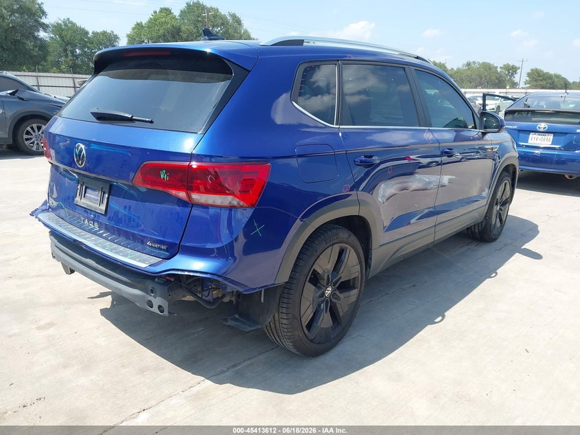 2023 Volkswagen Taos VIN 3VV2X7B29PM333706 IAAI salvage auction — LEFT FRONT, Original (Texas), sold $8,350 on 2026-09-08 (photo 4)