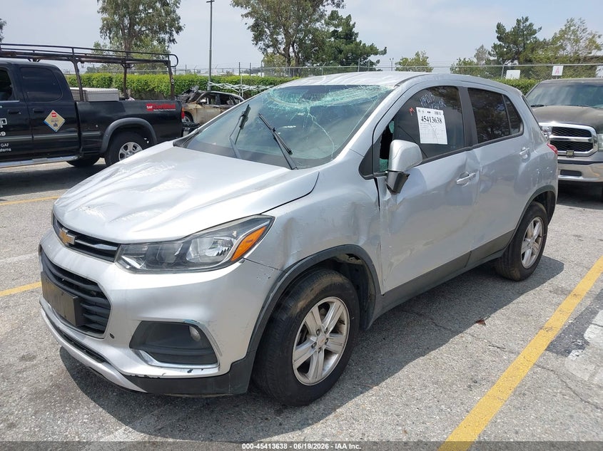 2018 Chevrolet Trax VIN KL7CJNSB4JB716859 IAAI salvage auction — ROLLOVER, Salvage (California), sold $1,350 on 2026-07-14 (photo 2)