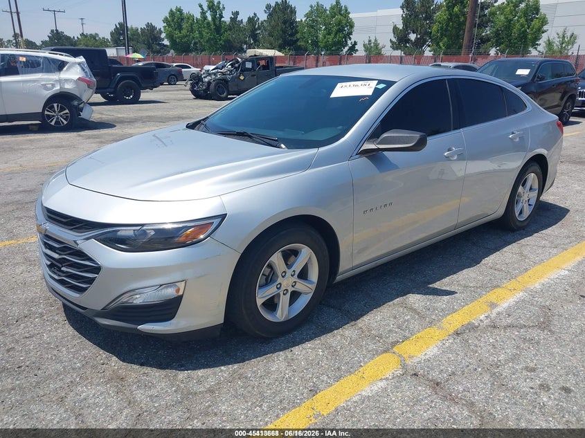 2020 Chevrolet Malibu VIN 1G1ZC5ST9LF019336 IAAI salvage auction — FRONT & REAR, SF97 (California), sold $11,300 on 2026-07-29 (photo 2)