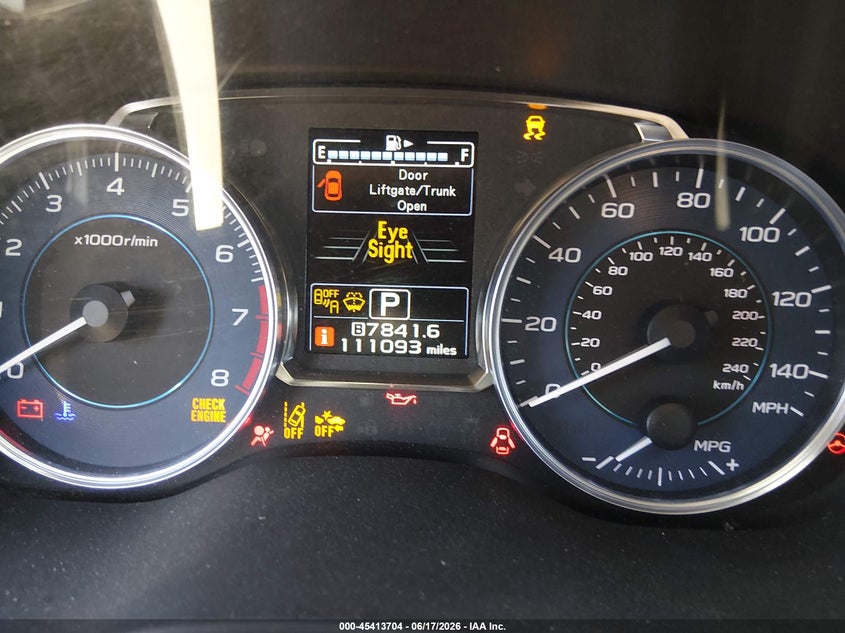 2016 Subaru Xv VIN JF2GPADC4GH315644 IAAI salvage auction — FRONT END, Salvage (Colorado), sold $700 on 2026-07-28 (photo 7)