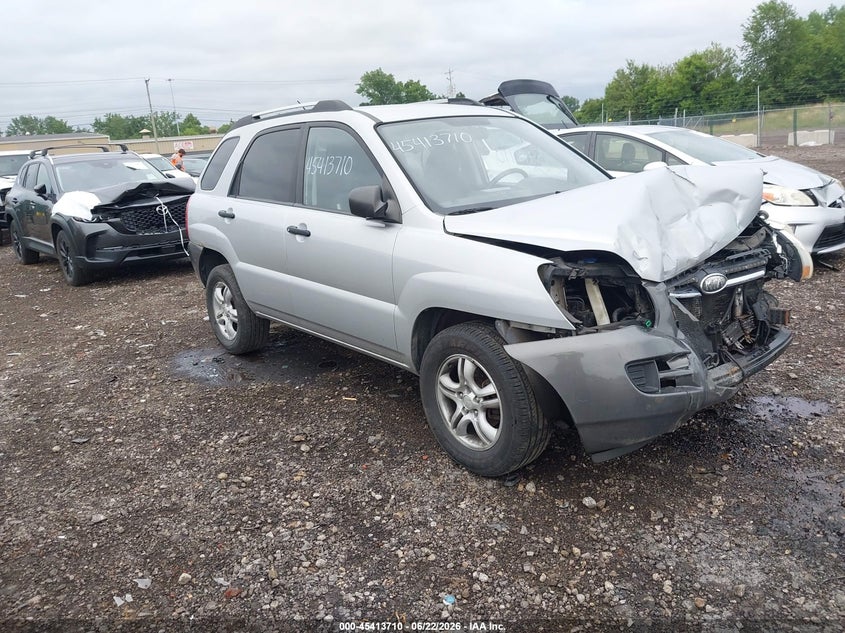 2008 Kia Sportage VIN KNDJE723587510675 IAAI salvage auction — FRONT END, Salvage (Ohio), sold $325 on 2026-07-15 (photo 1)