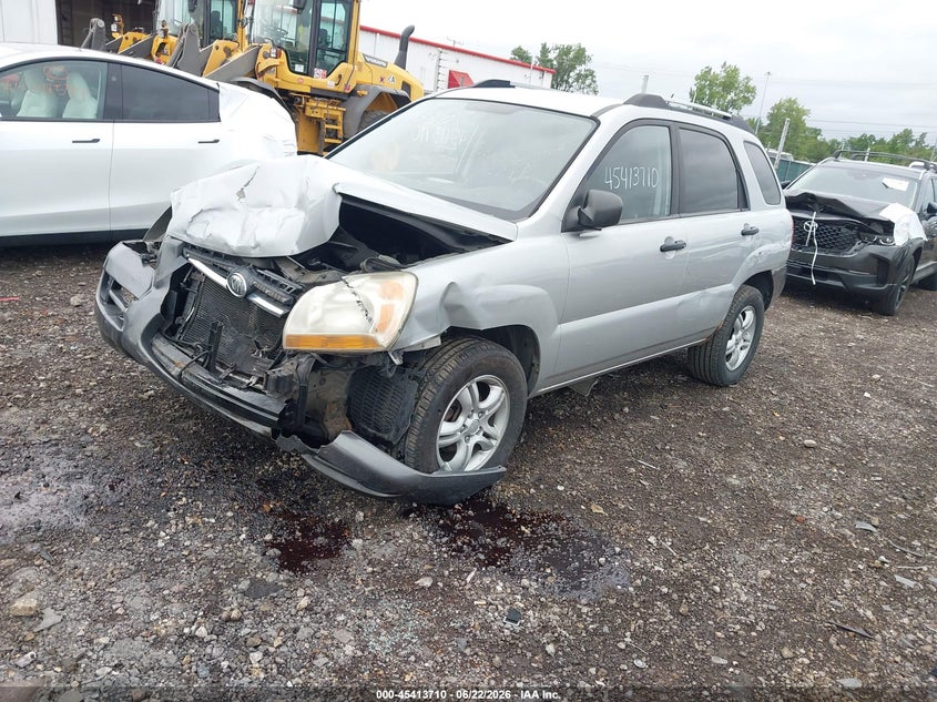 2008 Kia Sportage VIN KNDJE723587510675 IAAI salvage auction — FRONT END, Salvage (Ohio), sold $325 on 2026-07-15 (photo 2)