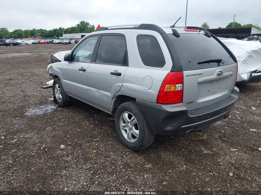 2008 Kia Sportage VIN KNDJE723587510675 IAAI salvage auction — FRONT END, Salvage (Ohio), sold $325 on 2026-07-15 (photo 3)