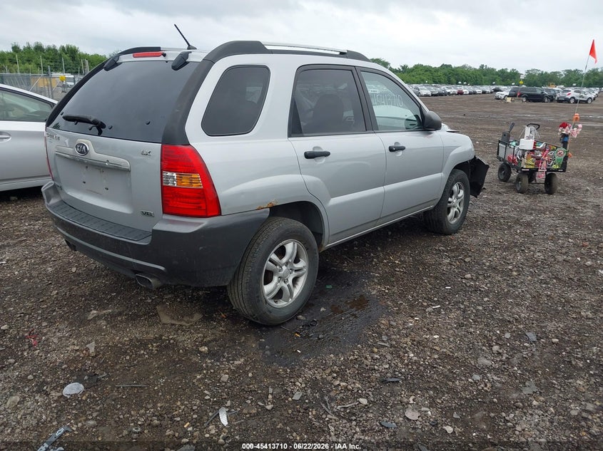 2008 Kia Sportage VIN KNDJE723587510675 IAAI salvage auction — FRONT END, Salvage (Ohio), sold $325 on 2026-07-15 (photo 4)