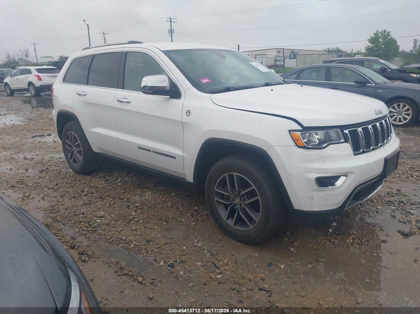 2018 Jeep Grand cherokee VIN 1C4RJFBG9JC453860 IAAI salvage auction — HAIL, Salvage Title, sold $7,250 on 2026-07-30 (photo 1)