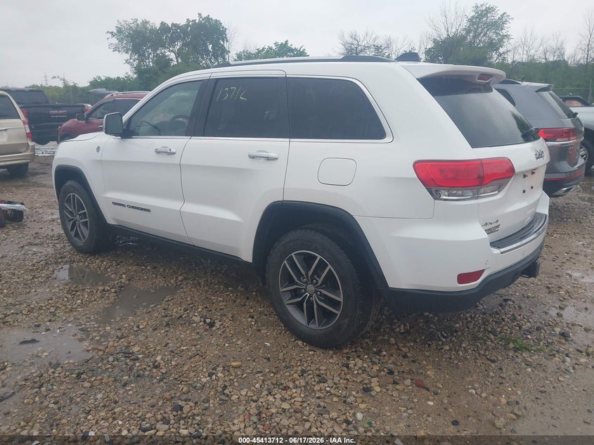 2018 Jeep Grand cherokee VIN 1C4RJFBG9JC453860 IAAI salvage auction — HAIL, Salvage Title, sold $7,250 on 2026-07-30 (photo 3)