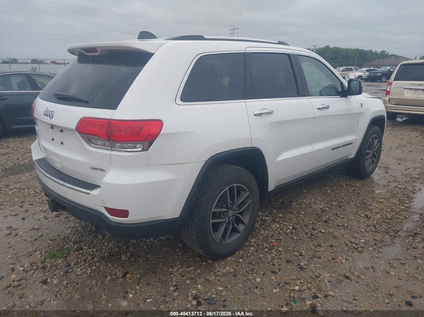 2018 Jeep Grand cherokee VIN 1C4RJFBG9JC453860 IAAI salvage auction — HAIL, Salvage Title, sold $7,250 on 2026-07-30 (photo 4)