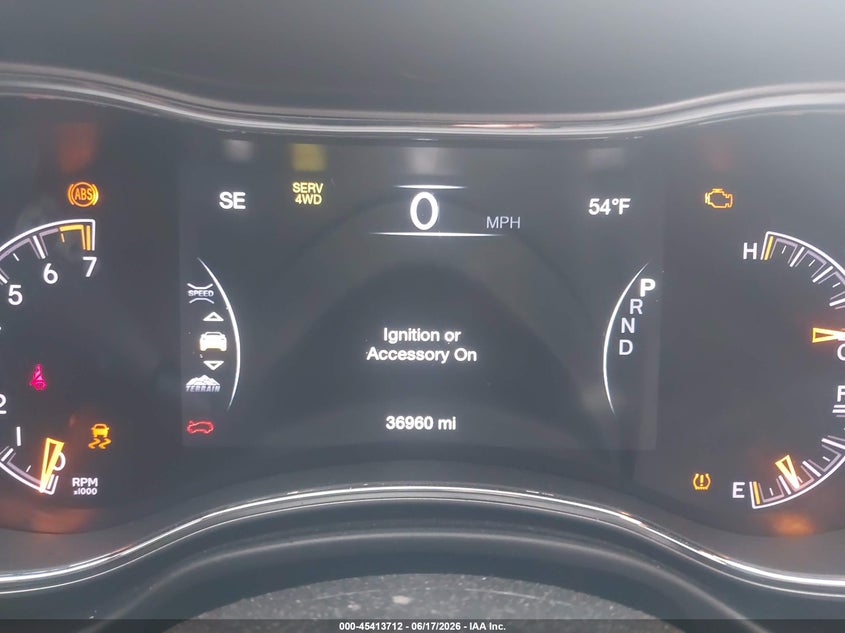 2018 Jeep Grand cherokee VIN 1C4RJFBG9JC453860 IAAI salvage auction — HAIL, Salvage Title, sold $7,250 on 2026-07-30 (photo 7)