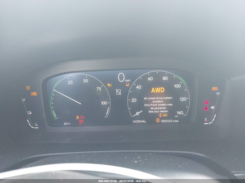 2026 Honda Cr-v VIN 7FARS6H93TE106010 IAAI salvage auction — FRONT END, Salvage (Tennessee), sold $8,300 on 2026-07-22 (photo 7)