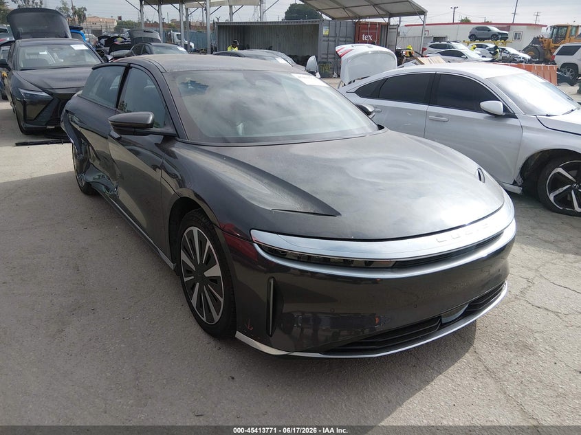 2023 Lucid Air VIN 50EA1PFA7PA009319 IAAI salvage auction — RIGHT SIDE, Salvage (California), sold $11,475 on 2026-07-15 (photo 1)