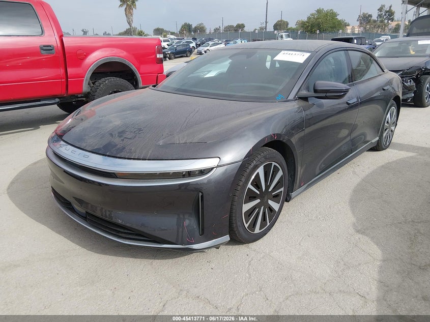 2023 Lucid Air VIN 50EA1PFA7PA009319 IAAI salvage auction — RIGHT SIDE, Salvage (California), sold $11,475 on 2026-07-15 (photo 2)