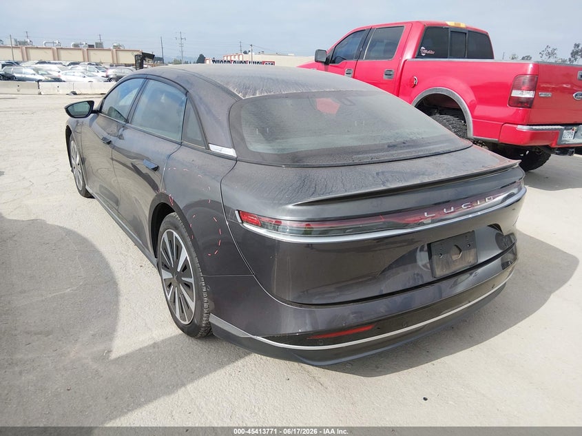 2023 Lucid Air VIN 50EA1PFA7PA009319 IAAI salvage auction — RIGHT SIDE, Salvage (California), sold $11,475 on 2026-07-15 (photo 3)