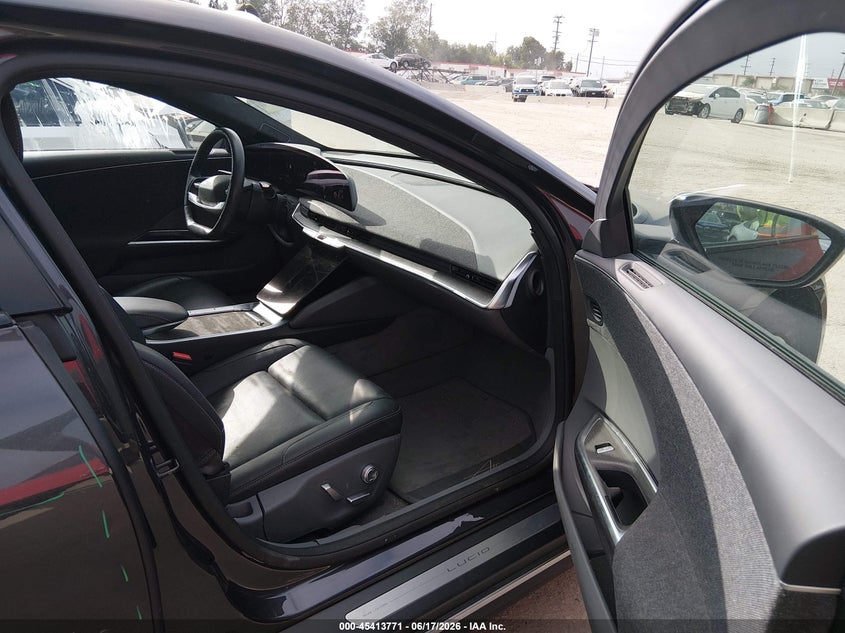 2023 Lucid Air VIN 50EA1PFA7PA009319 IAAI salvage auction — RIGHT SIDE, Salvage (California), sold $11,475 on 2026-07-15 (photo 5)