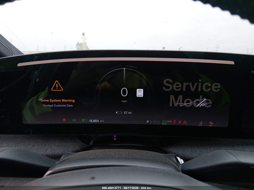2023 Lucid Air VIN 50EA1PFA7PA009319 IAAI salvage auction — RIGHT SIDE, Salvage (California), sold $11,475 on 2026-07-15 (photo 7)