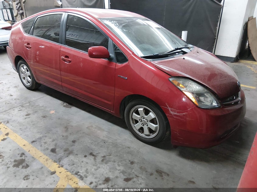 2007 Toyota Prius VIN JTDKB20U573261621 IAAI salvage auction — LEFT FRONT, Salvage (Arizona), sold $325 on 2026-07-21 (photo 1)