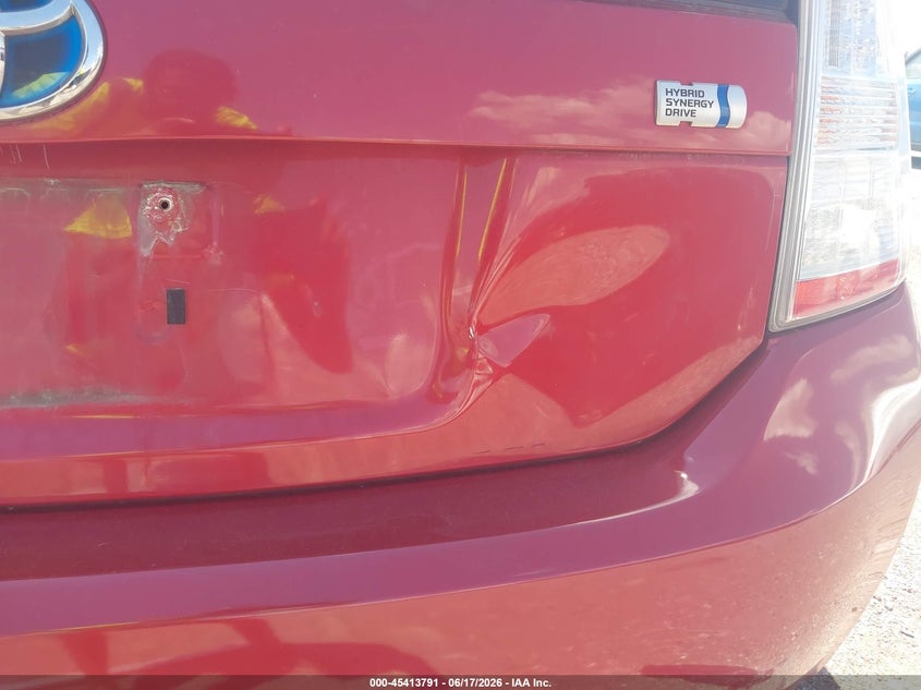 2011 Toyota Prius VIN JTDKN3DU9B1473319 IAAI salvage auction — RIGHT SIDE, Salvage (Pennsylvania), sold $525 on 2026-07-08 (photo 6)