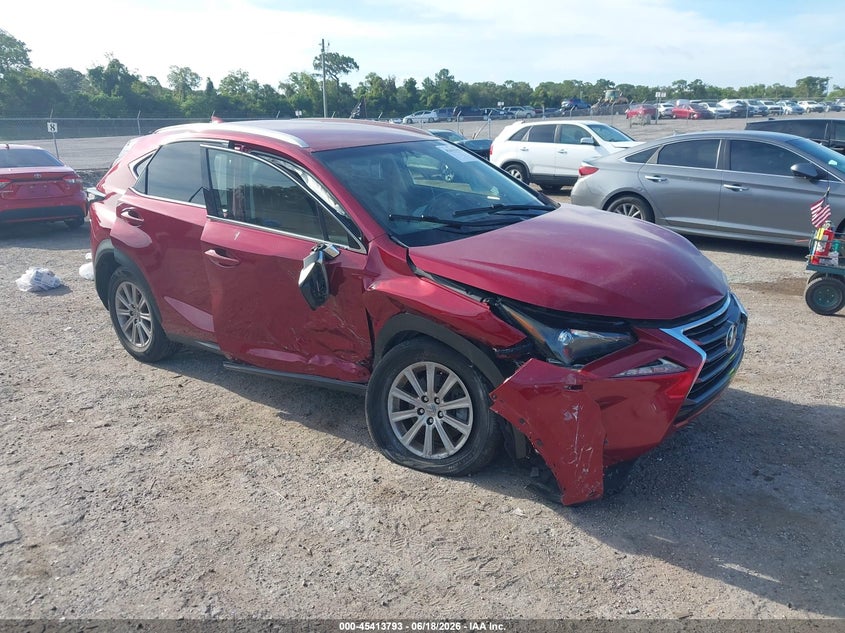 2016 Lexus Nx VIN JTJYARBZ0G2049887 IAAI salvage auction — RIGHT FRONT, Rebuildable (Florida), sold $3,125 on 2026-07-30 (photo 1)