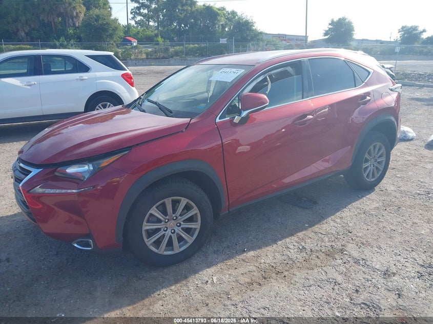 2016 Lexus Nx VIN JTJYARBZ0G2049887 IAAI salvage auction — RIGHT FRONT, Rebuildable (Florida), sold $3,125 on 2026-07-30 (photo 2)