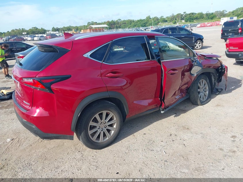 2016 Lexus Nx VIN JTJYARBZ0G2049887 IAAI salvage auction — RIGHT FRONT, Rebuildable (Florida), sold $3,125 on 2026-07-30 (photo 4)