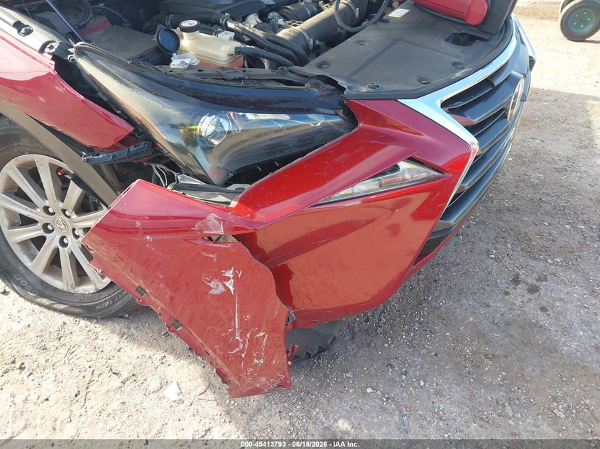 2016 Lexus Nx VIN JTJYARBZ0G2049887 IAAI salvage auction — RIGHT FRONT, Rebuildable (Florida), sold $3,125 on 2026-07-30 (photo 6)