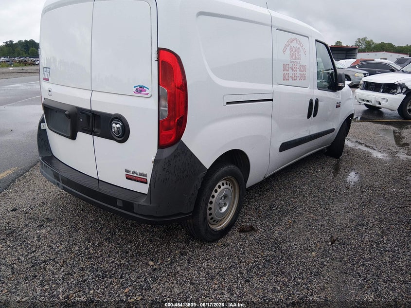 2016 Ram Promaster city VIN ZFBERFATXG6B21543 IAAI salvage auction — FRONT END, Salvage (South Carolina), sold $175 on 2026-07-29 (photo 4)