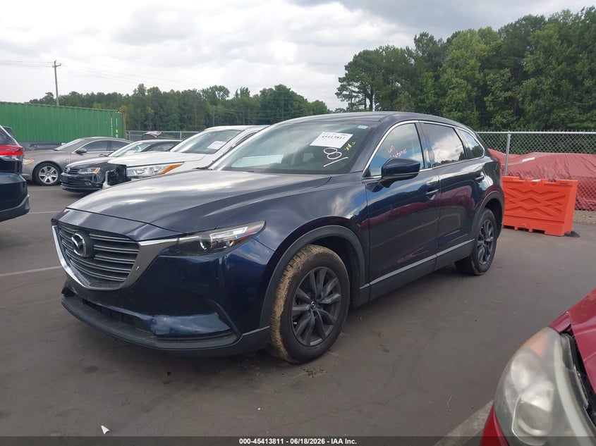 2016 Mazda Cx-9 VIN JM3TCACY6G0100410 IAAI salvage auction — RIGHT FRONT, Salvage (North Carolina), sold $2,750 on 2026-07-15 (photo 2)