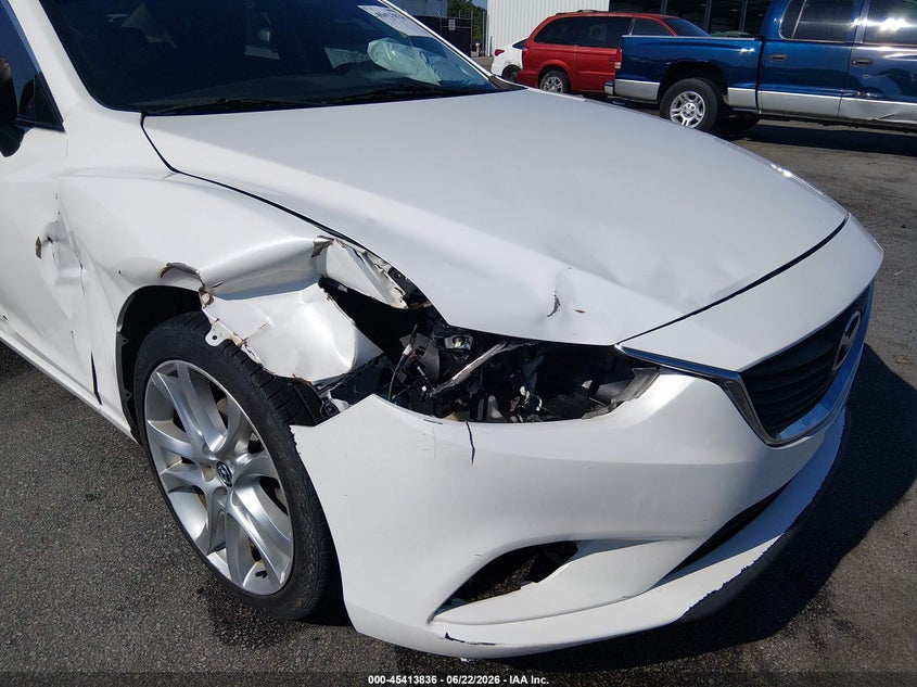 2014 Mazda 6 VIN JM1GJ1V62E1118244 IAAI salvage auction — RIGHT FRONT, Salvage (South Carolina), sold $625 on 2026-07-22 (photo 6)