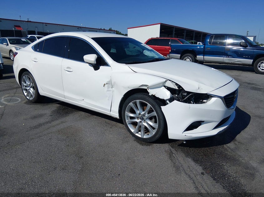 2014 Mazda 6 VIN JM1GJ1V62E1118244 IAAI salvage auction — RIGHT FRONT, Salvage (South Carolina), sold $625 on 2026-07-22 (photo 1)
